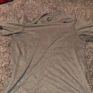 Grey Nike Dri-fit tee